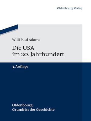 cover image of Die USA im 20. Jahrhundert